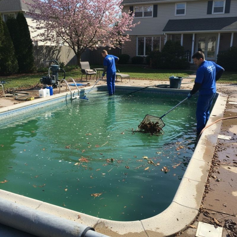 Pool Draining And Cleaning detail