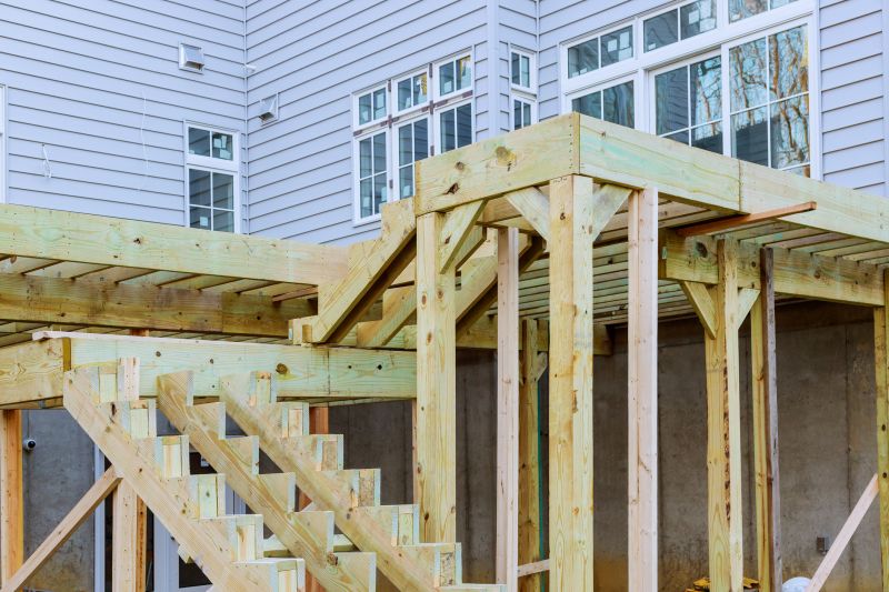 Ground Level Deck Construction in Boston, MA
