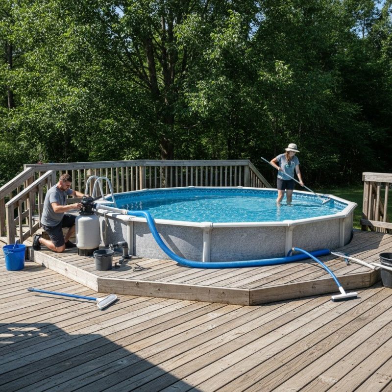 Pool Draining And Cleaning